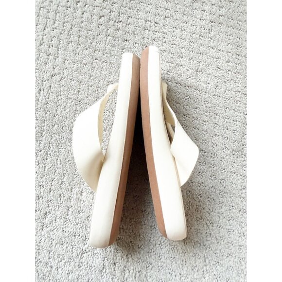 Ancient Greek Sandals Charys Comfort flip flops 37/7 in White - Picture 7 of 11